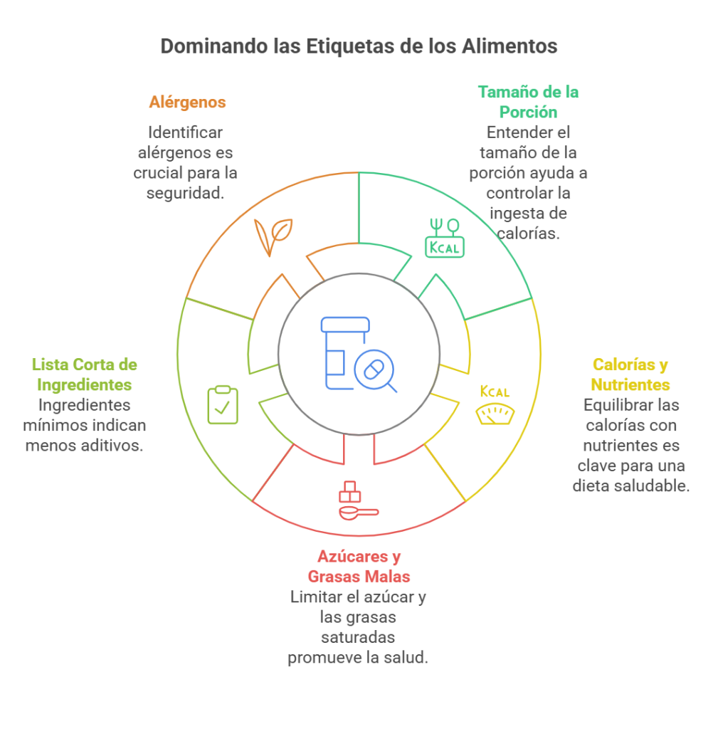 Te ayuda a entender el etiquetado de los alimentos