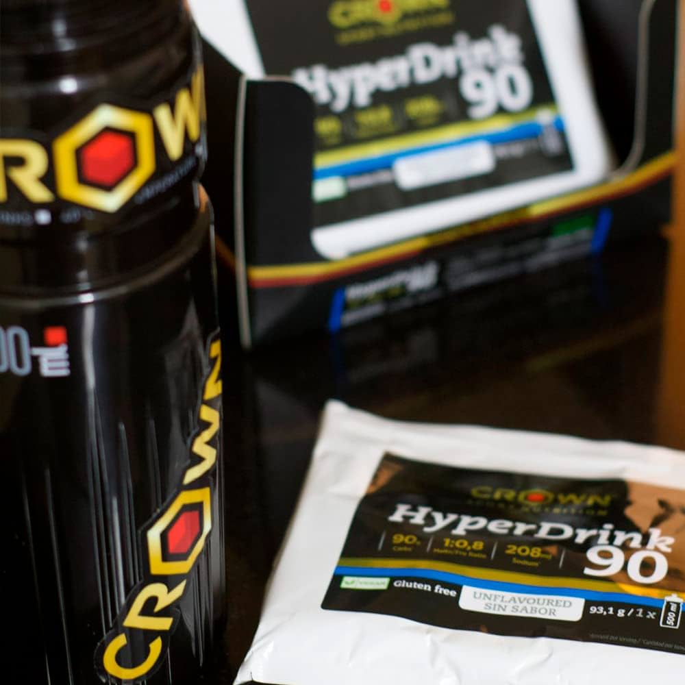 Bebida Crown Sport Nutrition HyperDrink 90 sabor neutro con Cluster Dextrina TM - hidratos de carbono