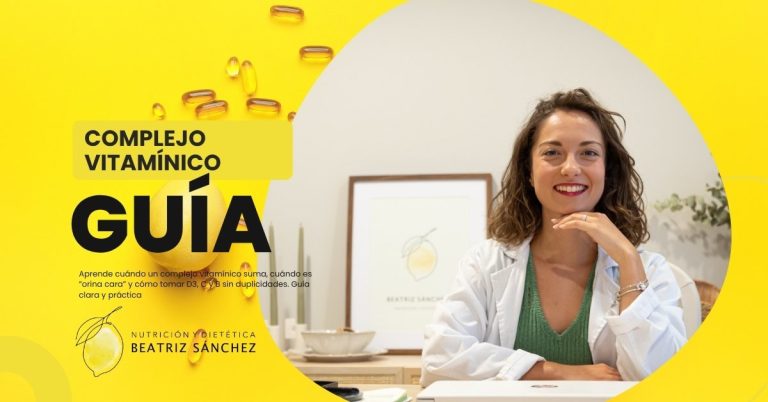 Complejo vitaminico - La Guía Beatriz Sánchez Nutrición - La Guía Beatriz Sánchez Nutrición