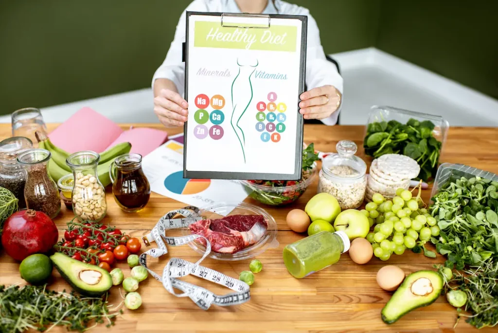 Evidencia científica dieta fodmap, aliementos con sus componentes de la tabla periódica